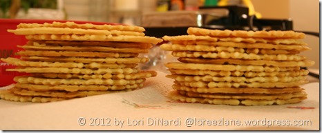 pizzelle stacks